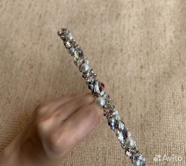 Ободок из бусин