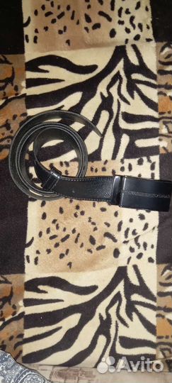 Мужской кожаный ремень