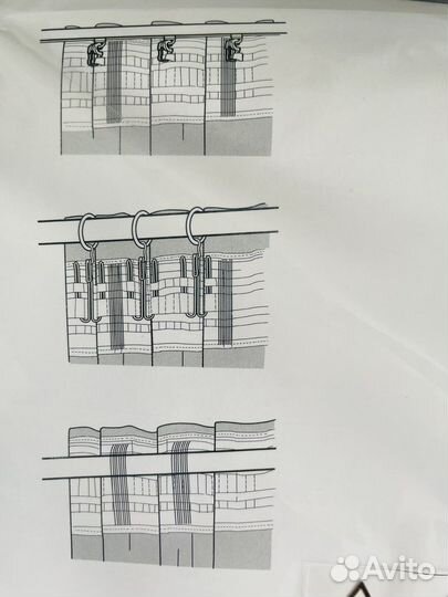 Шторы портьеры 2 шт Икеа Скэрммал новые