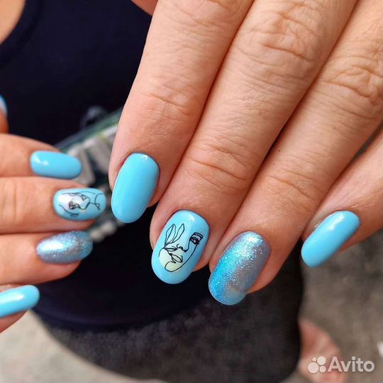 Маникюр, покрытие гель-лаком,наращивание на дому