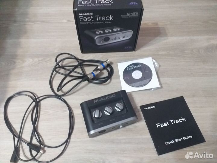 Внешняя звуковая карта m-audio fast track