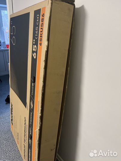 Большая коробка для телевизора 65 ‘’