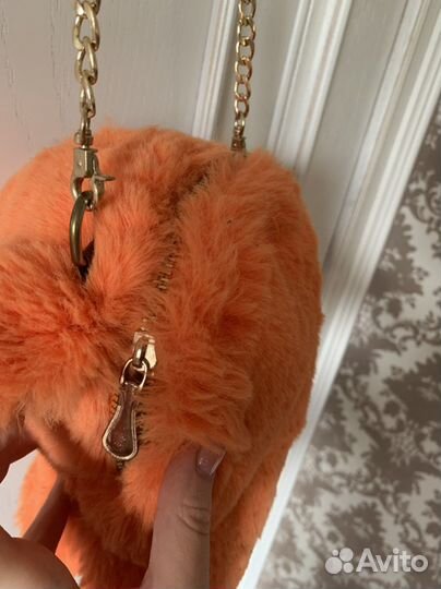 Сумка рюкзак кролик мягкий