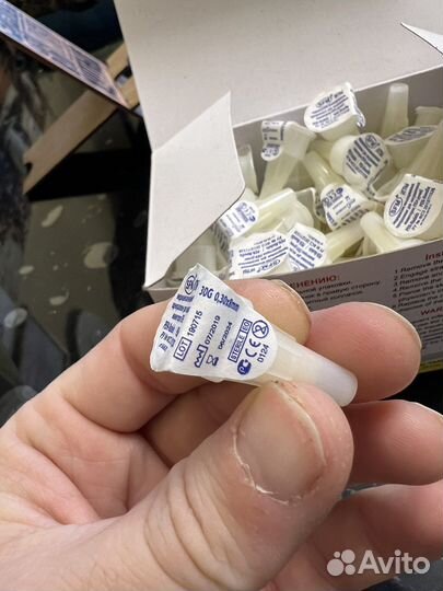 Иглы сфм для шприц-ручек (30G) 8х0,30мм №100