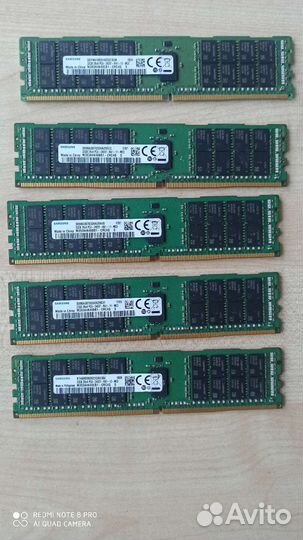 Серверная память ddr4 Самсунг 32Gb 2400Mhz