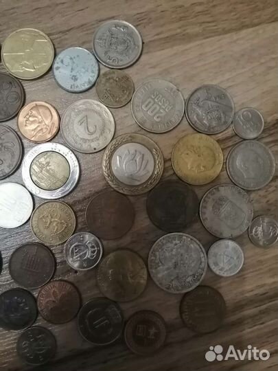 Монеты разных стран 50 шт