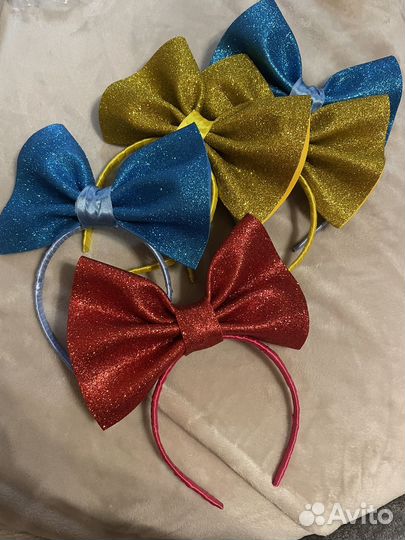 Ободок Бант Лол кукла/ снежинка