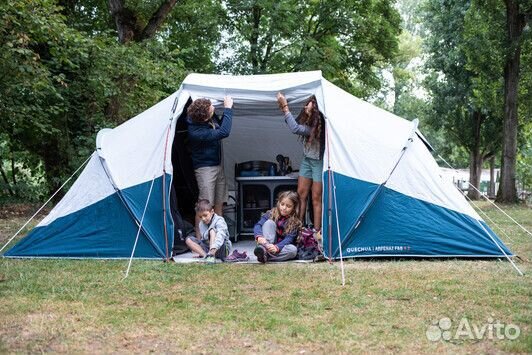 Палатка arpenaz 4.2 f&b quechua