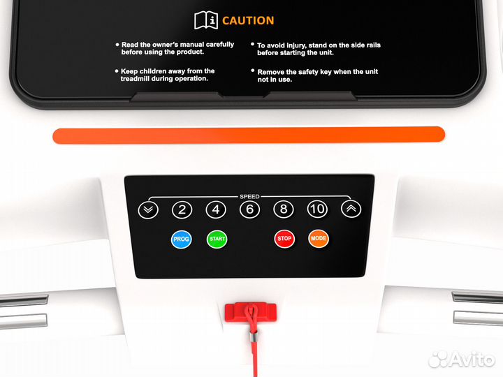 Беговая дорожка unixfit ST-630R White