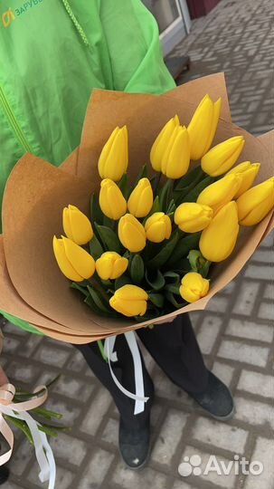 Букет из тюльпанов