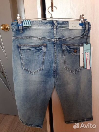 Бриджи джинсовые мужские