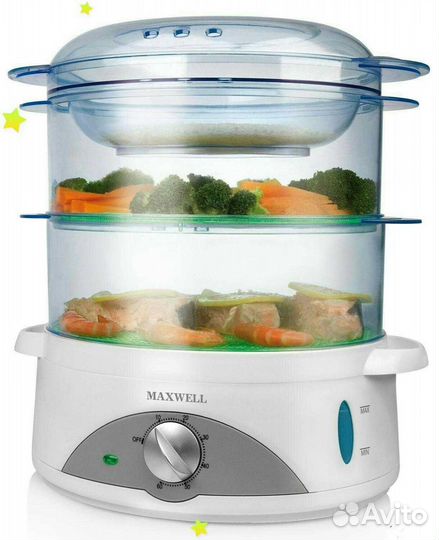 Пароварка Maxwell MW-1201