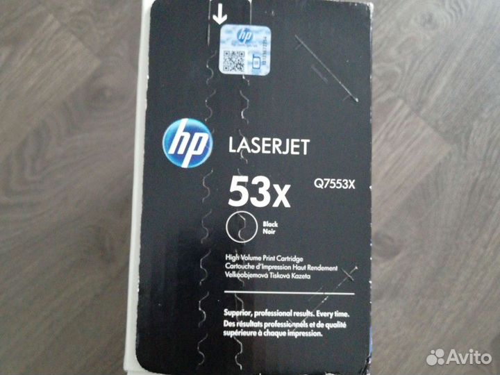 Картридж для лазерного принтера hp 53x Q7553X ориг