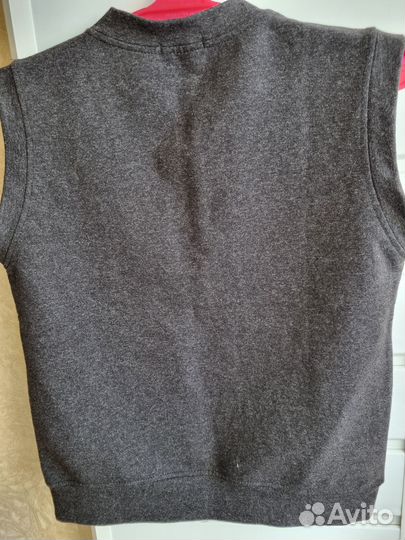 Жилет школьный серый