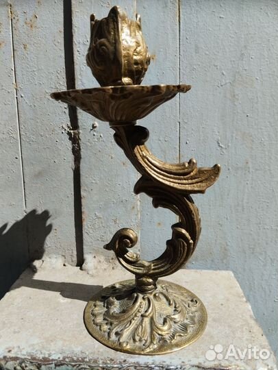 Подсвечник латунь СССР