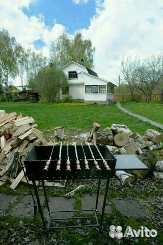 Мангал с печью под казан