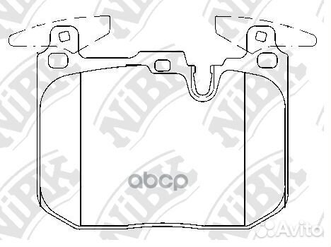 Колодки тормозные BMW 3(F30) PN32003 NiBK