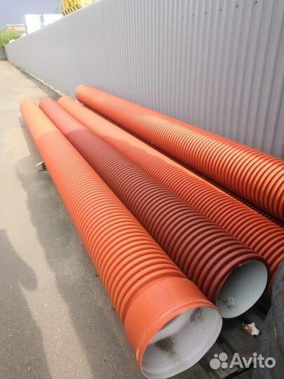 Трубы дренажные в канаву