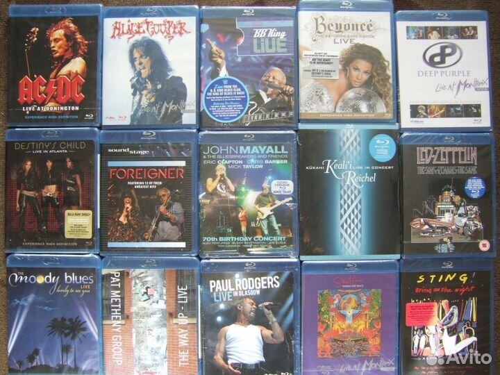 Музыка и фильмы на блю - рей (Blu - ray), DVD, VHS