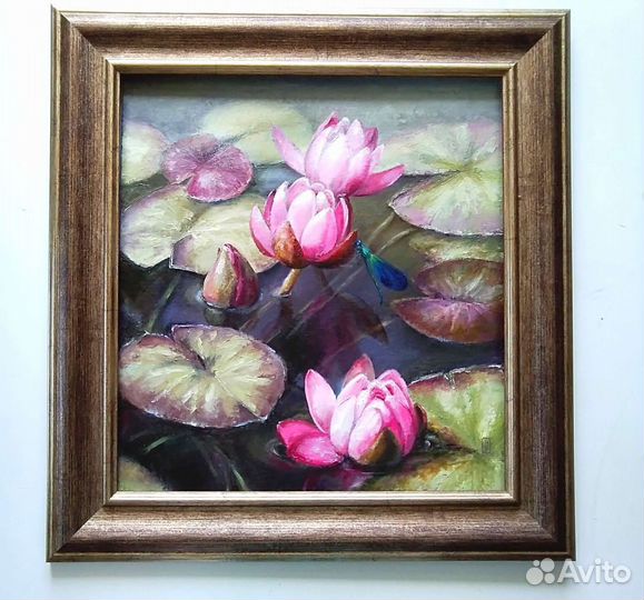 Картина маслом на холсте в раме