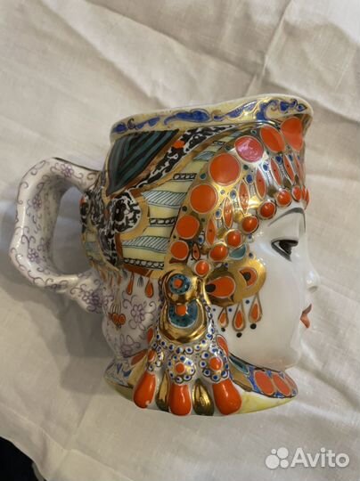 Кружка-молочник Голова восточной женщины лфз