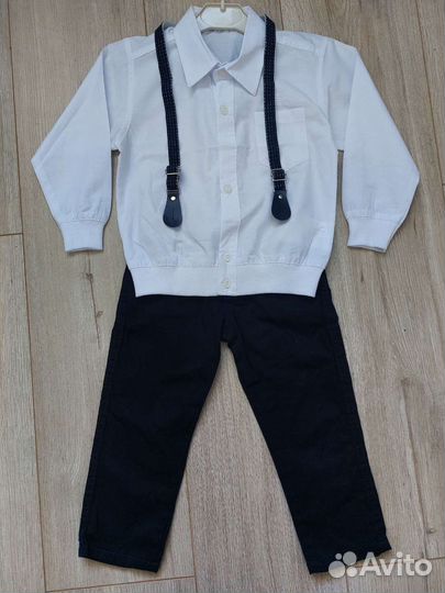 Костюм на мальчика (рубашка и брюки) 98 размер