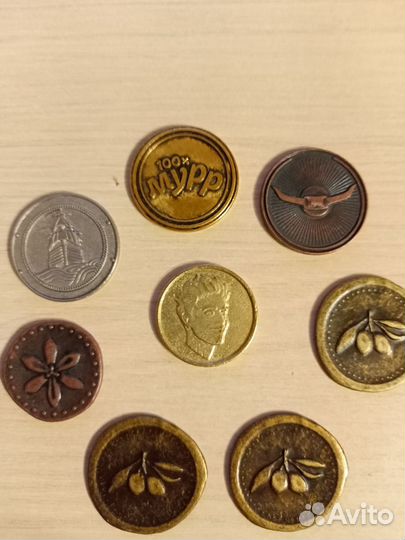 Монетки из Пятёрочки монетки из Магнита