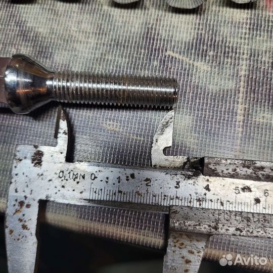 Болт колесный м12х1.5 удлинённые