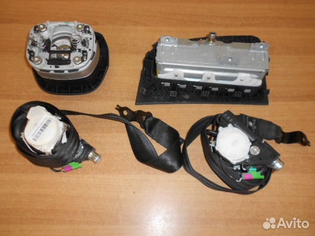 Airbag комплект Skoda Fabia 2010-2014 г. в