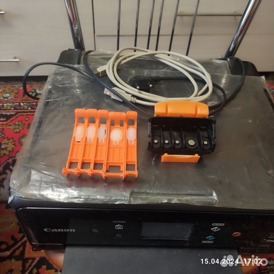 Цветной струйный мфу принтер canon