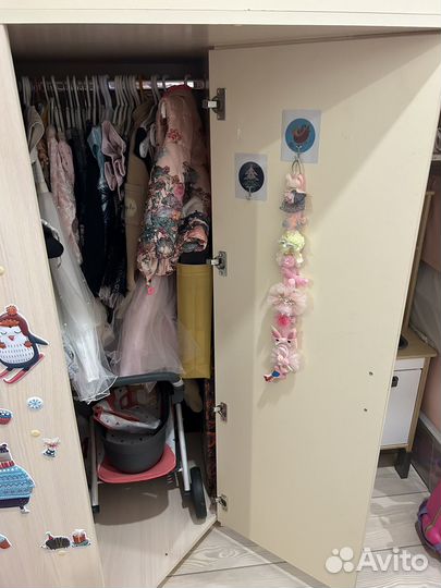 Кровать чердак + книжный шкаф