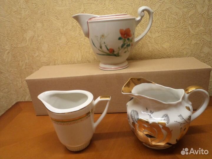 Молочники фарфор СССР и другие