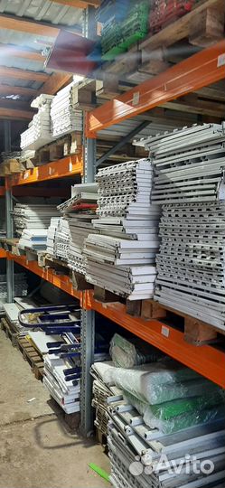 Стеллаж торговый пристенный 100см