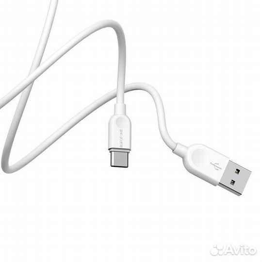 Дата-кабель универ. USB Type-C 3 м, 3А, белый