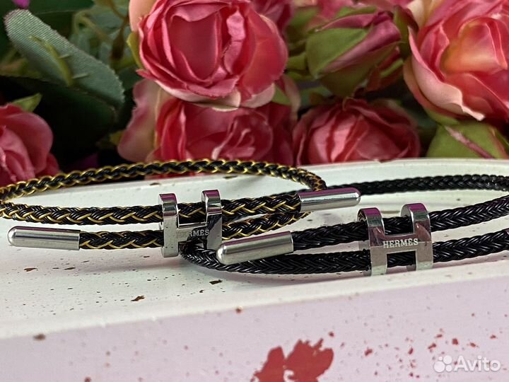 Браслет hermes шнурок