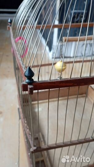 Винтажная клетка для птиц