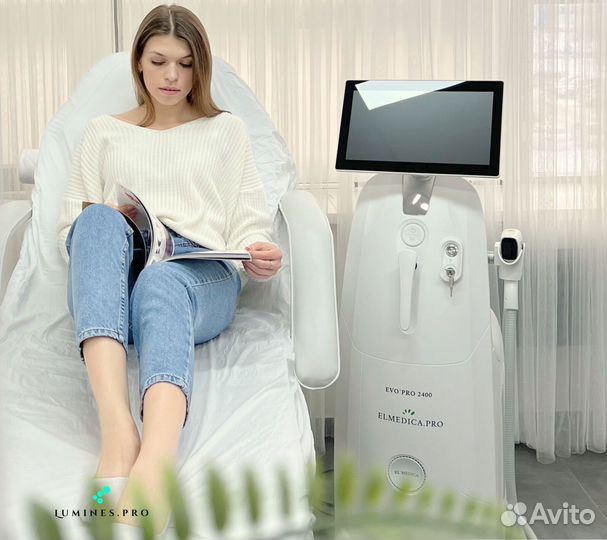 Диодный лазер для эпиляции Lumines Max’Plus 2000W