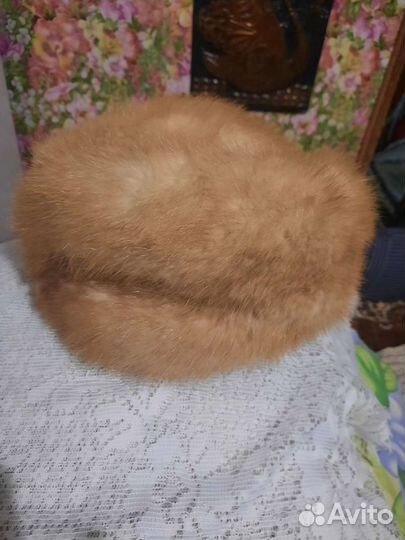 Шапка норковая женская