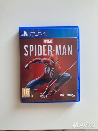 Spider man ps4 диск
