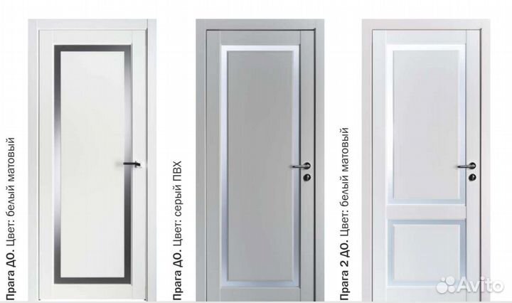 Двери межкомнатные с коробкой новые