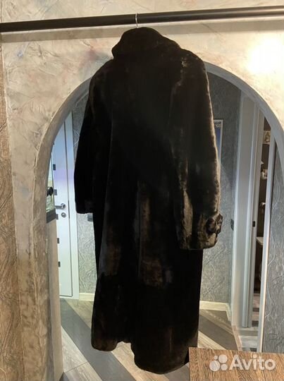 Мутоновая шуба 50 размер