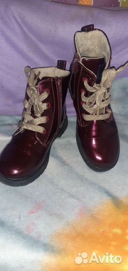 Ботинки утепленные для девочки,р.37