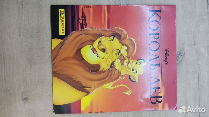 Альбом для наклеек panini Король лев