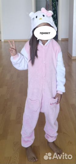 Кигуруми hello kitty 128-134