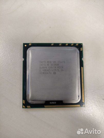 Процессор 2,4 intel 2,4 xeon e5620