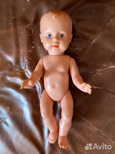 Винтажный резиновый Пупс 30 см