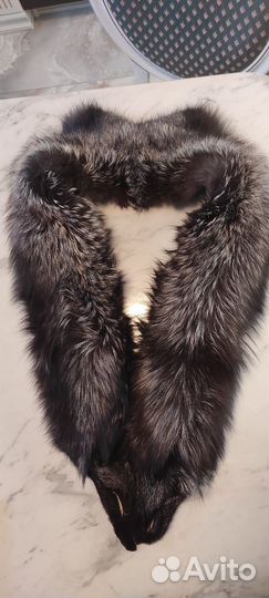 Горжетка из натуральной чернобурки