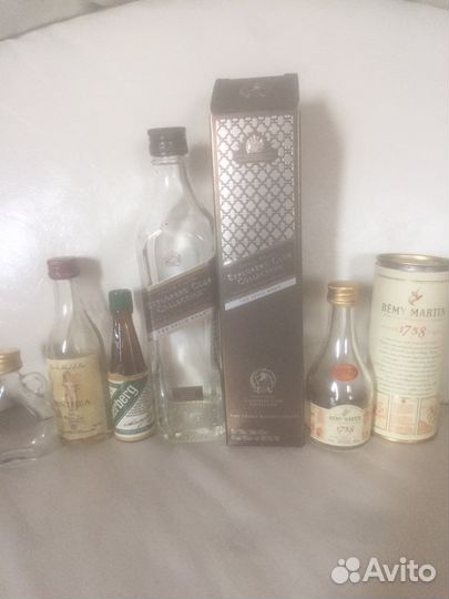 Мини бутылка из под виски 50мл 1995 года