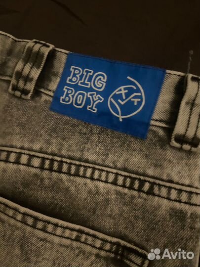 Джинсы polar big boy acid black