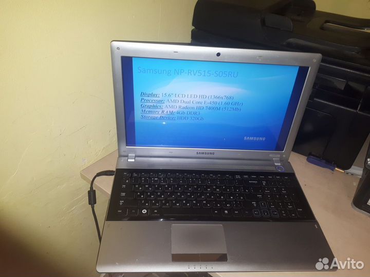 Ноутбук Samsung np rv515 возможно обмен